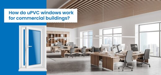 How do uPVC windows work for commercial buildings?