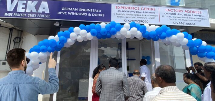 Johnson uPVC Doors & Windows — New VEKA Showroom in Trivandrum